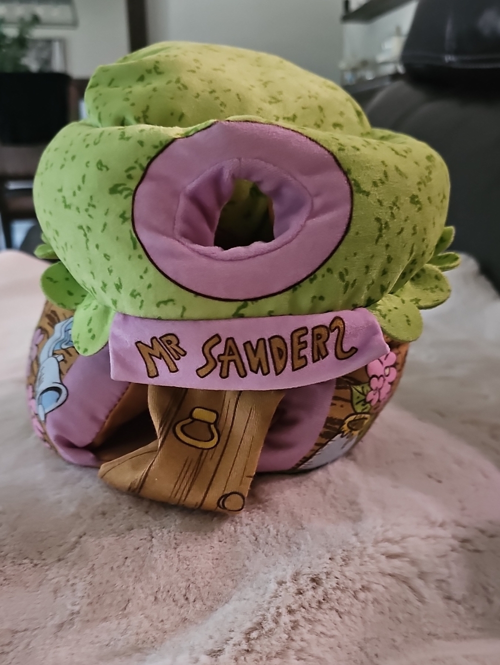 Winnie The Pooh Mr. Sanderz Plush Toy — Green and Lavender Treehouse